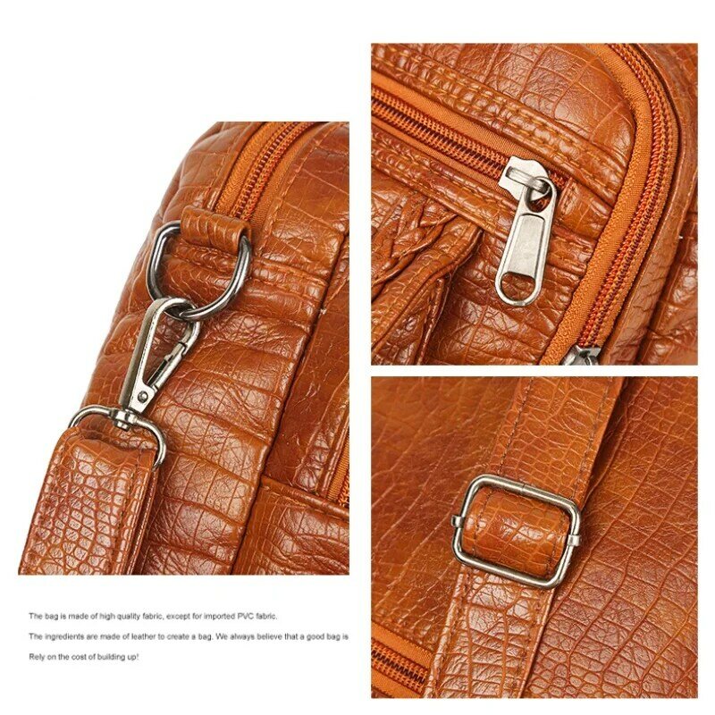 Retro Bags for Women New Luxury Soft PU Handbags Crossbody Bags Shoulder Bags Female Flap Mini Square Messenger  Bags
