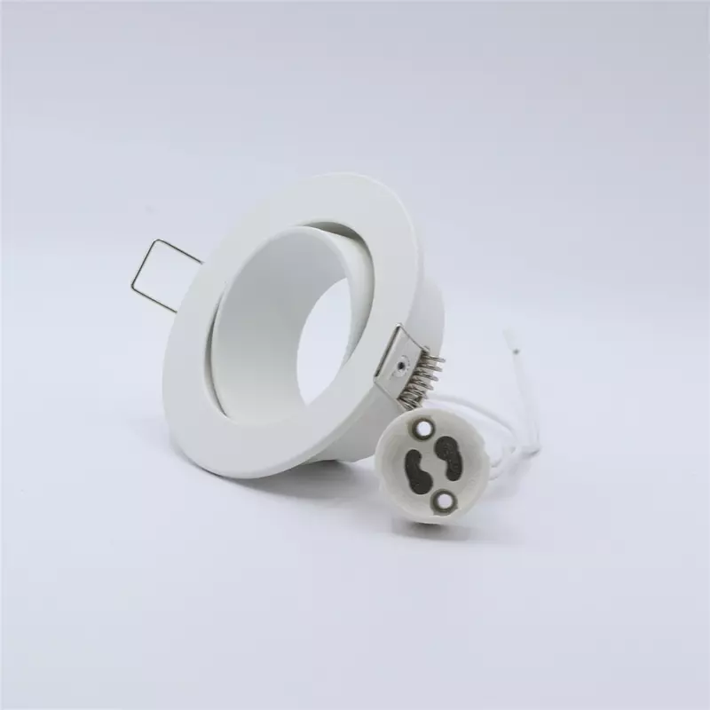 JOYINLED lampu sorot dalam ruangan 6W, lampu sorot LED plafon tanam paduan seng dapat disesuaikan