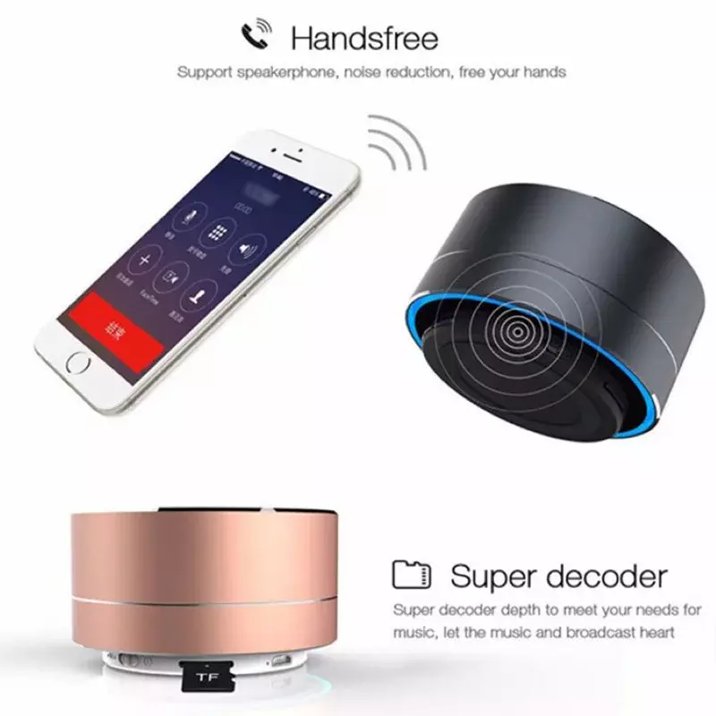 Wireless Bluetooth Mini Portable Speaker Loudspeaker For Broadcasting TF Card USB Outdoor Lawn Sound System enceinte bluetooth