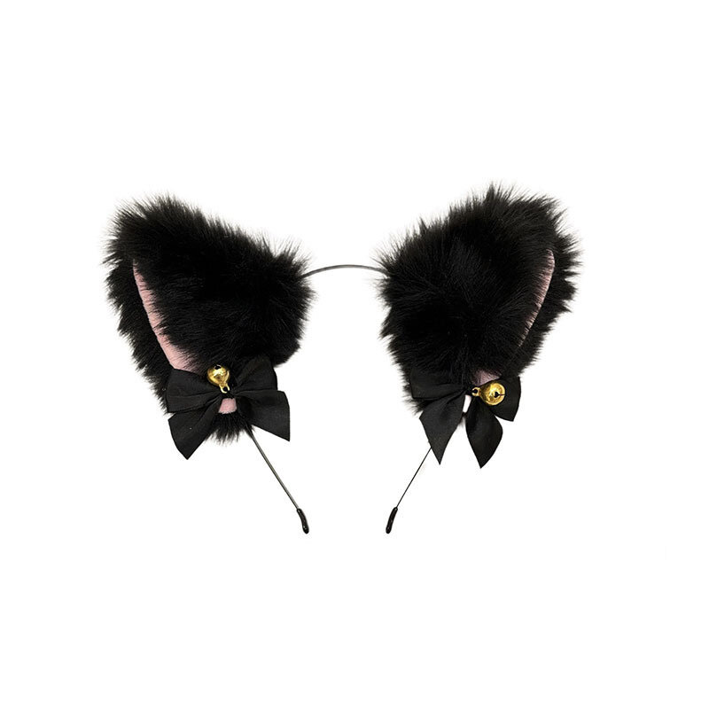 Furry Foxes Ears Cats Girls Cosplays Hair Accessories Cute Plush Animal Ear Headwear Long Fur Animal Role Playing   Lolita Maid