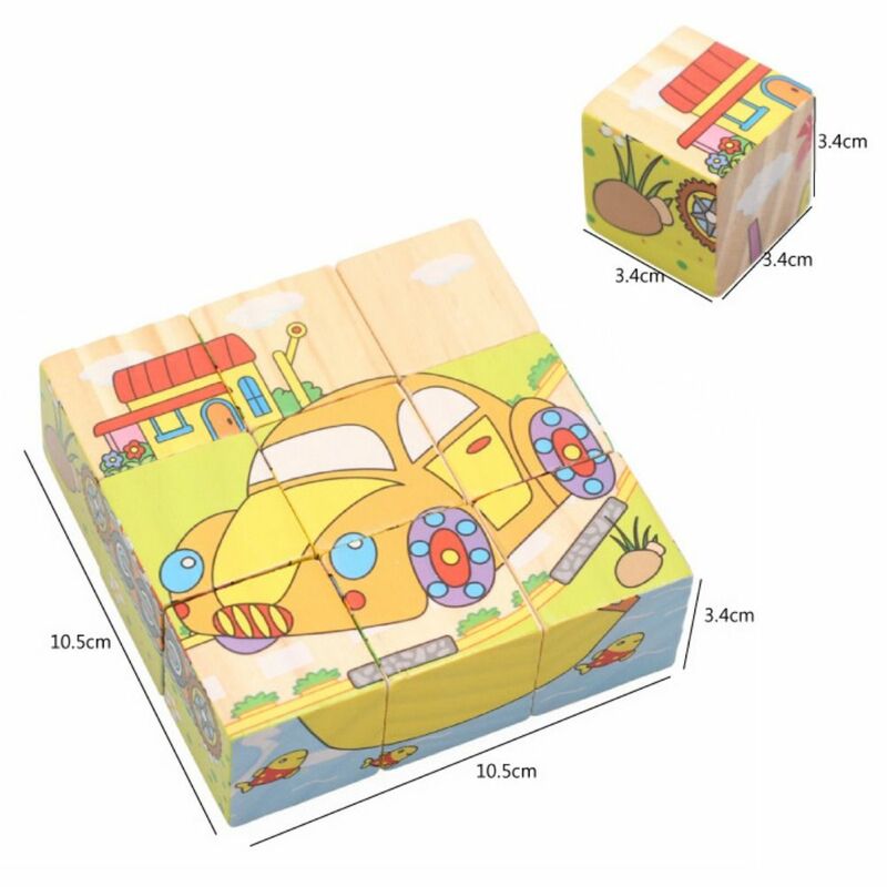 Wooden Puzzle Toys Hobbies Parent-Child Game New Cartoon Animal for Children