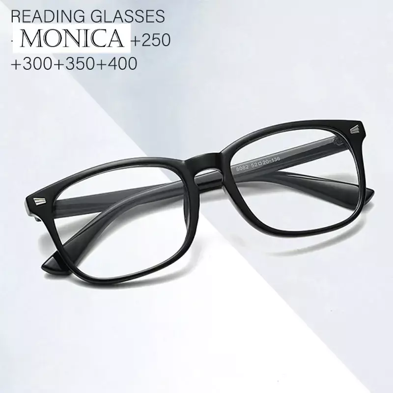Óculos de bloqueio de luz azul óculos decorativos para a miopia feminino óculos de leitura tamanho grande 2021 + 1.0 glasses 4.0