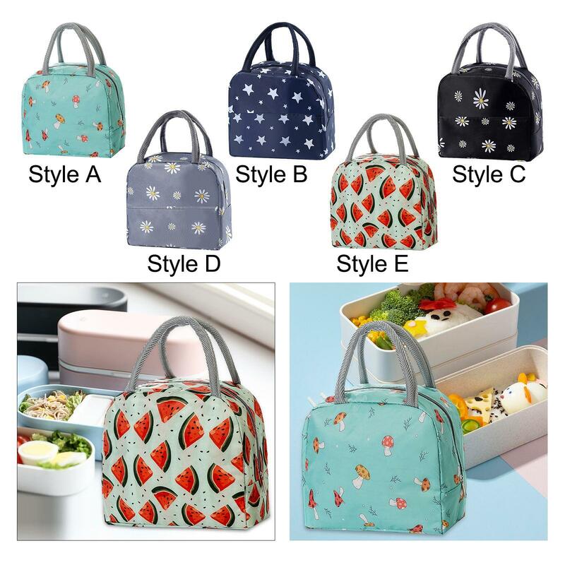 Food Storage Container Travel Handbag Lightweight Insulated Lunch Tote Bag