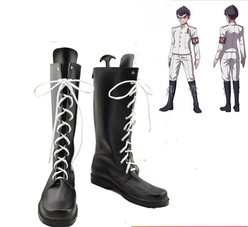 Dangan Ronpa  Ishimaru Kiyotaka Anime Characters Shoe Cosplay Shoes Boots Party Costume Prop