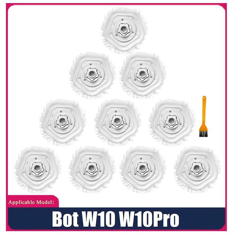 10 conjuntos Para Dreame Bot W10 W10pro Suporte Destacável Mop