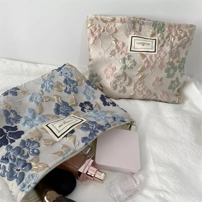 Модная ретро-сумка для стирки с цветочным принтом, вместительная Женская дорожная косметичка, сумки для хранения косметики