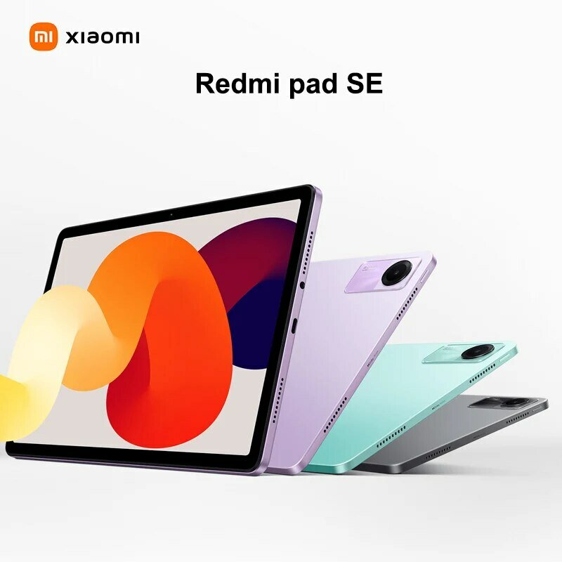 Xiaomi-Tablette d'affichage Redmi Pad SE avec Dolby Atmos, Original Global Firmware, Batterie 8000mAh, Façades de haut-parleurs, Google Play, 11 ", 90Hz
