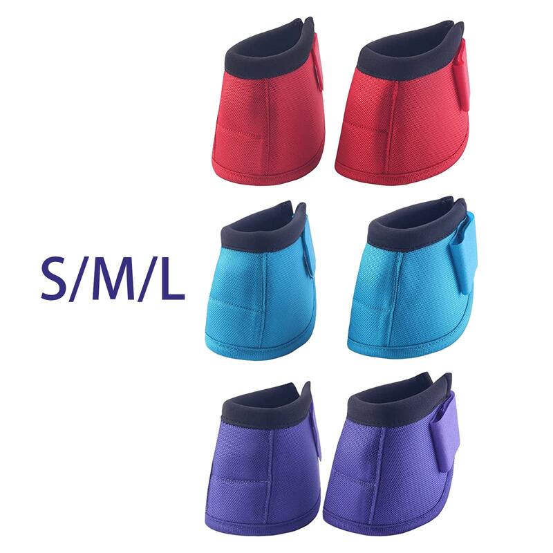 Horse Bell Boots Protection Comfortable Performance Competitions Sold in Pairs Guard Portable Equine Hoof