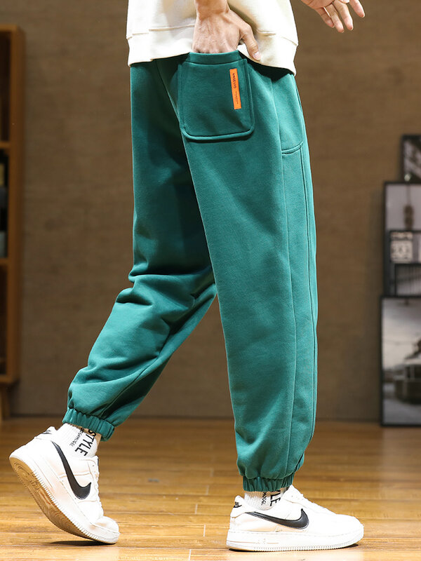 2022 New Men's Sweatpants Baggy Joggers Fashion Letter Hip Hop Streetwear Harem Pant Men Casual Cotton Loose Trousers 8XL