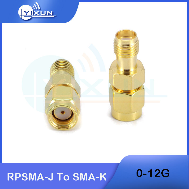 SMA-KWE-17 de 2 piezas, conector Coaxial RF, SMA, pedestal hembra, 17cm de largo