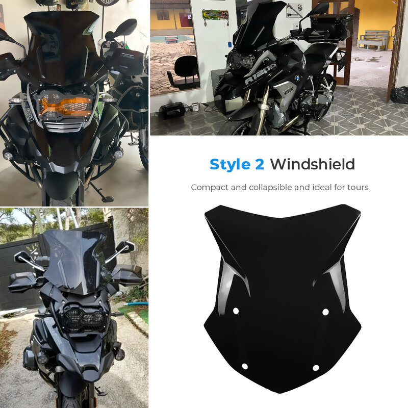 For R1200GS R1250GS Motorcycle Windscreen Windshield Universal Motorbikes Windscreen Screen Protector for BMW R 1200 GS LC ADV