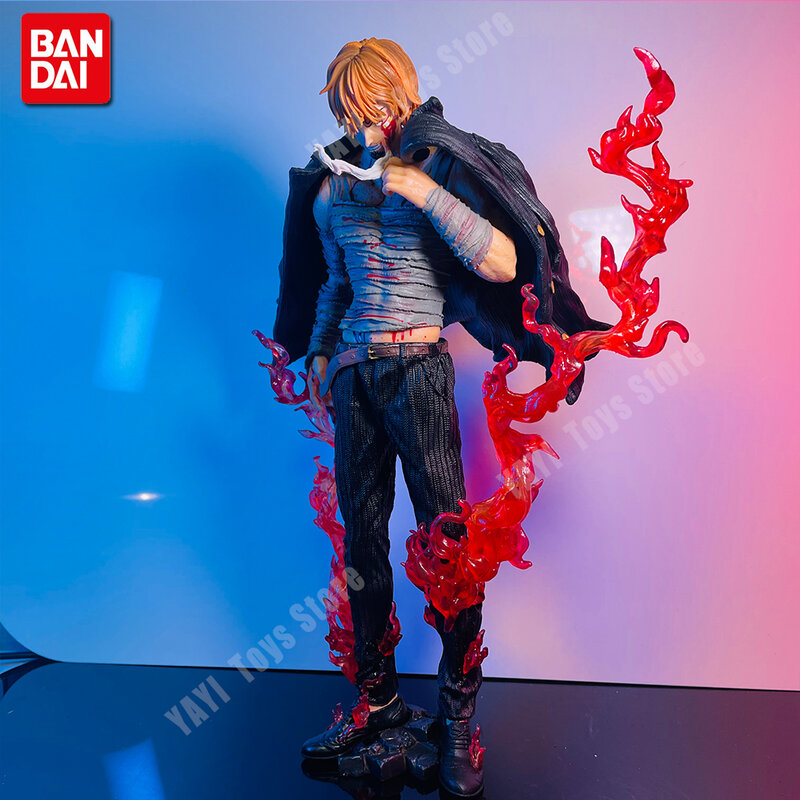New 28cm One Piece Sanji Anime Figure Model Action FigurePVC GK Roronoa Collection Ornament Collecting Toys for Gift