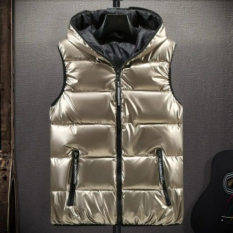 Colete grosso e quente para homens e mulheres, jaqueta sem mangas, parkas casual, windproof, tamanho 4XL, inverno
