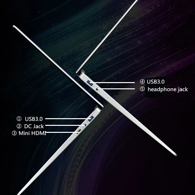2022 전송 램 12G 롬 1TB SSD 15.6 인치 노트북 컴퓨터, 2.4G/5.0G 와이파이 블루투스 인텔 셀러론 J4125 윈도우 10 5G 와이파이 컴퓨터