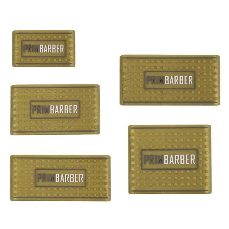 5 pièces professionnel barbier tondeuse poignée bandes antidérapantes électrique coupe-cheveux résistance à chaleur
