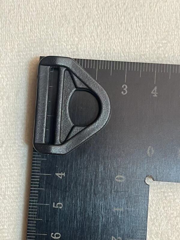 Plástico D-Ring Mosquetão Forte Snap Keychain, Mochila Tática Pendurado Gancho