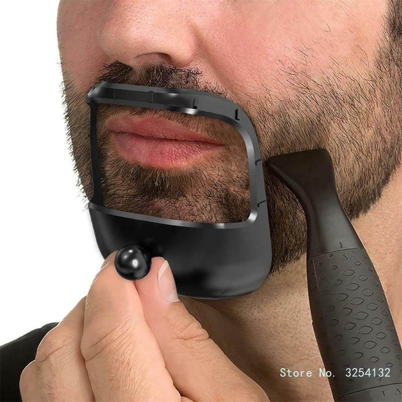 Cabra barba barba barba styling modelo para homens, tamanho diferente aparar estêncil, 5 pcs