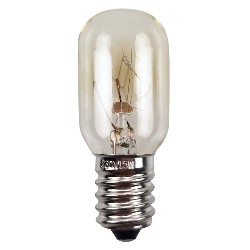 CPDD Durable Microwave Light Bulb 15W 220-240V E14 White Warm Lighting High Temperature Resistant