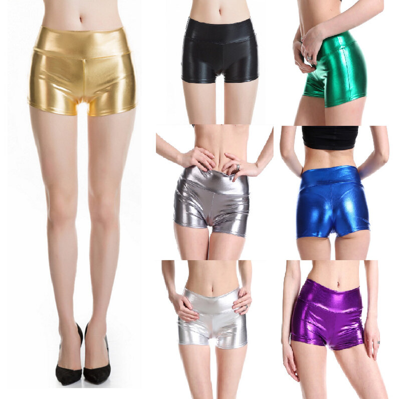 Open-End das Mulheres Hot-Selling Cor Sólida Boate Performance Stage Wear Roupas Femininas Shorts Calças Quentes
