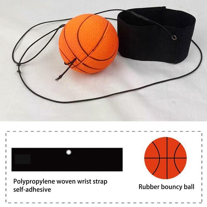 Ritorno spugna gomma mano palla gioco esercizi che rimbalzano Sport elastico su corda di Nylon bambini bambini palla giocattolo all'aperto