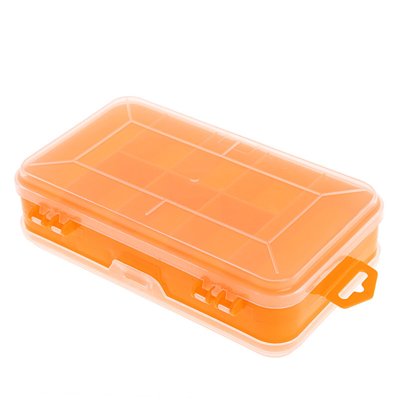 Ящик для инструментов, прозрачный двухсторонний многофункциональный инструмент для хранения пластикового футляра f