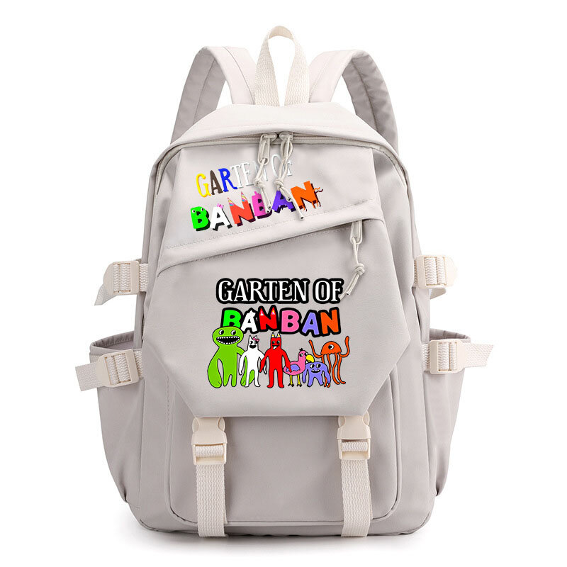 Garten of Banban 어린이 배낭 캐주얼 배낭 십대 학생 학교 가방, 만화 프린트 배낭 어린이 학교 가방