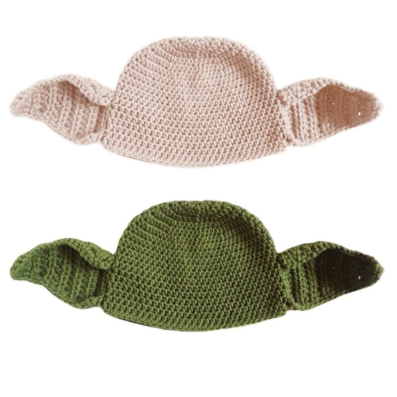 Вязаная шапка с большими ушками, вязаная крючком шапка для родителей и детей, пуловер, кепка для вечерние реквизита