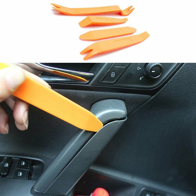 Kit di strumenti di smontaggio automatico in plastica Kit di leva di installazione per la rimozione dell'audio del cruscotto del pannello della Clip della porta dell'autoradio