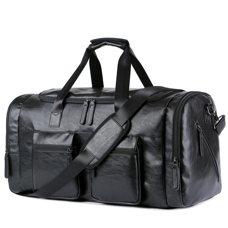 Bolsa de viaje de gran capacidad Unisex, paquete deportivo de viaje corto, bolsa de equipaje de mano, bolsa de mensajero de hombro de viaje de marca de lujo, moda