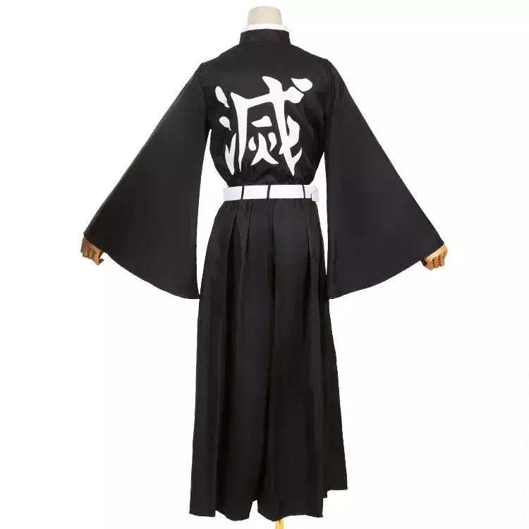 Tokitou disfraz de Muichirou, Cosplay de Anime Demon Slayer, uniforme de Kimetsu No Yaiba Kisatsutai, peluca, ropa de fiesta de Halloween
