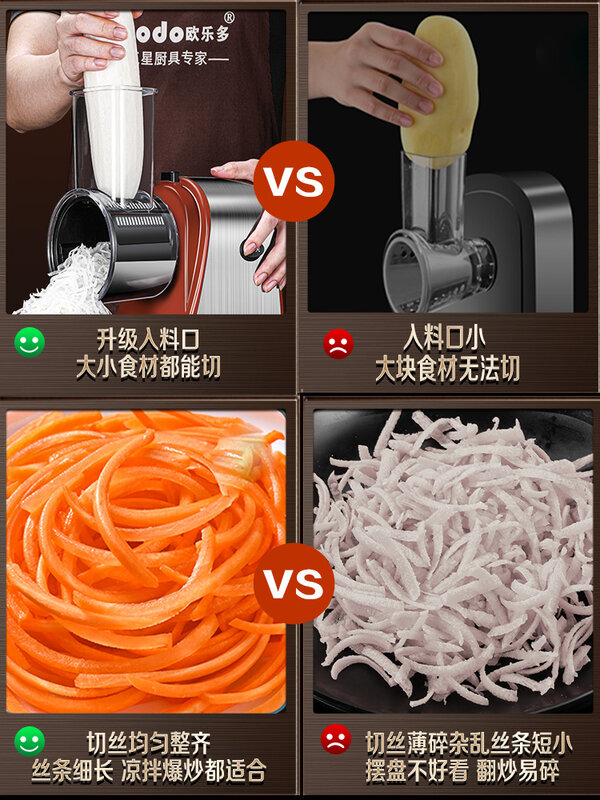 Elektrische Groentesnijder Voor Versnipperde Aardappelen Elektrische Groentesnijder Vlees Snijmachine