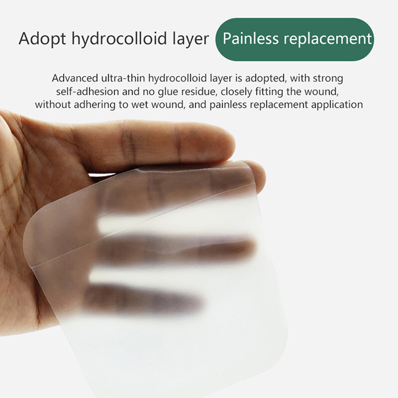 Ultra cienki hydrokoloidowy opatrunek samoprzylepny opatrunek na ranę cienki leczniczy przezroczysty Pad użyteczny oddychający wodoodporny plaster