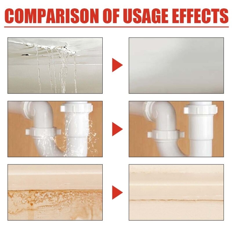 Anti-Leak Glues Bathroom Waterproof Adhesive Sealer Frees Brush Clear Glues