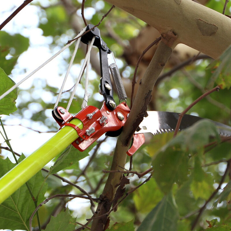 High-Altitude Extension Lopper Branch Scissors Extendable Fruit Tree Pruning Saw Cutter Garden Trimmer Tool With Pole