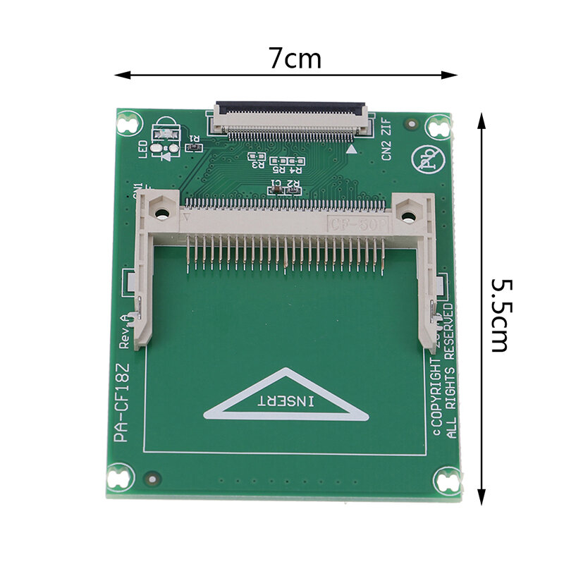 Adaptador de Ipod Flash, accesorios de repuesto para Ipod Hdd, adaptador de PC CF Compact Flash Card A ZIF/CE de 1,8 pulgadas, Combos de adaptador