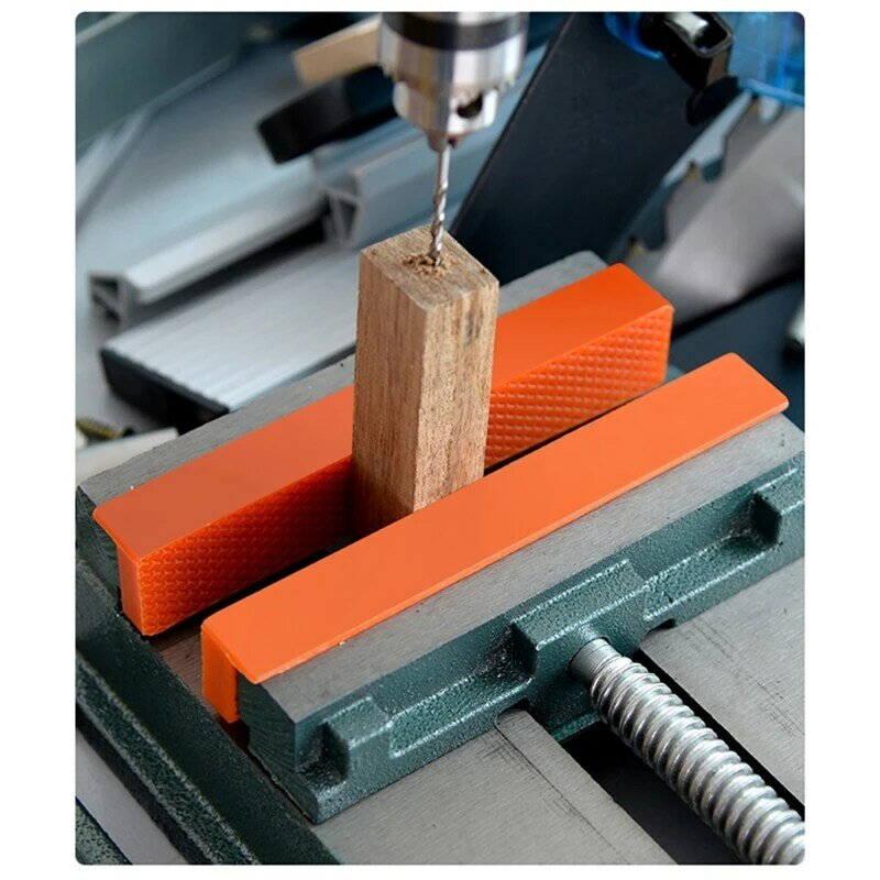 A2UD 1 Paar 6 Zoll Schraubstock Backen Pad Magnetische Abdeckung Mehrzweck Schutz für Metall für Schraubstock Maschine Werkzeug