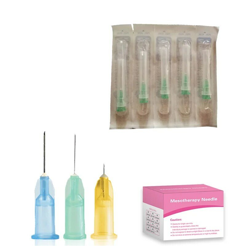 Einweg scharfe Nadel Meso 18g 30g 31g 34g 1,5mm schmerzlose Samll Nadel für Gesichts Deram Füller Sterilität Werkzeug
