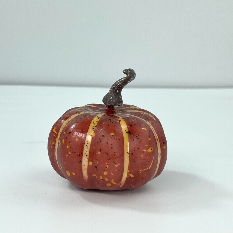 Mini zucca artificiale Halloween decorazione del ringraziamento simulazione verdura zucca finta decorazioni per feste a casa fattoria raccolto