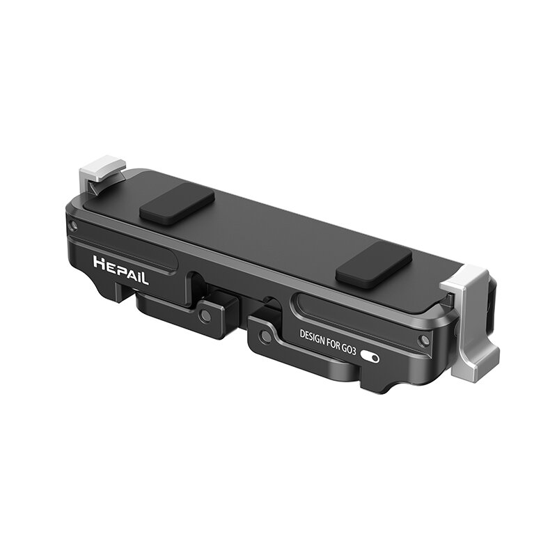 Magnetyczny Adapter z mechanizmem szybkiego uwalniania wsporniki montażowe kamera akcji akcesorium do aparatu Insta360 GO 3 kciuk wytrzymała konstrukcja