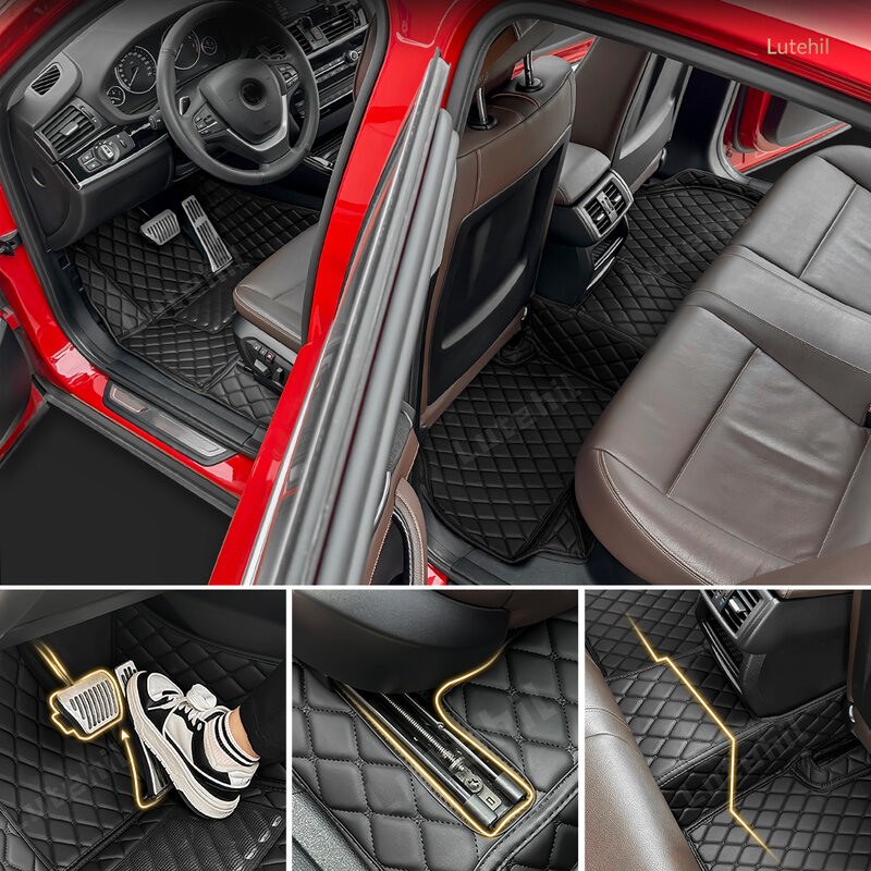 Tapis de sol de voiture personnalisés pour AUDI Q5, repose-pieds, couverture de tapis, accessoires intérieurs, 2009 2010 2011 2012 2013 2014 2015 2016 2017