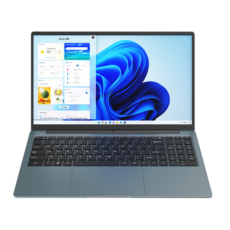 2024 15.6 pollici Laptop Quad Core N5095 CPU 16GB DDR4 RAM 1TB/512GB SSD Dual WiFi Office Ultrabook Windows 11 Notebook computer