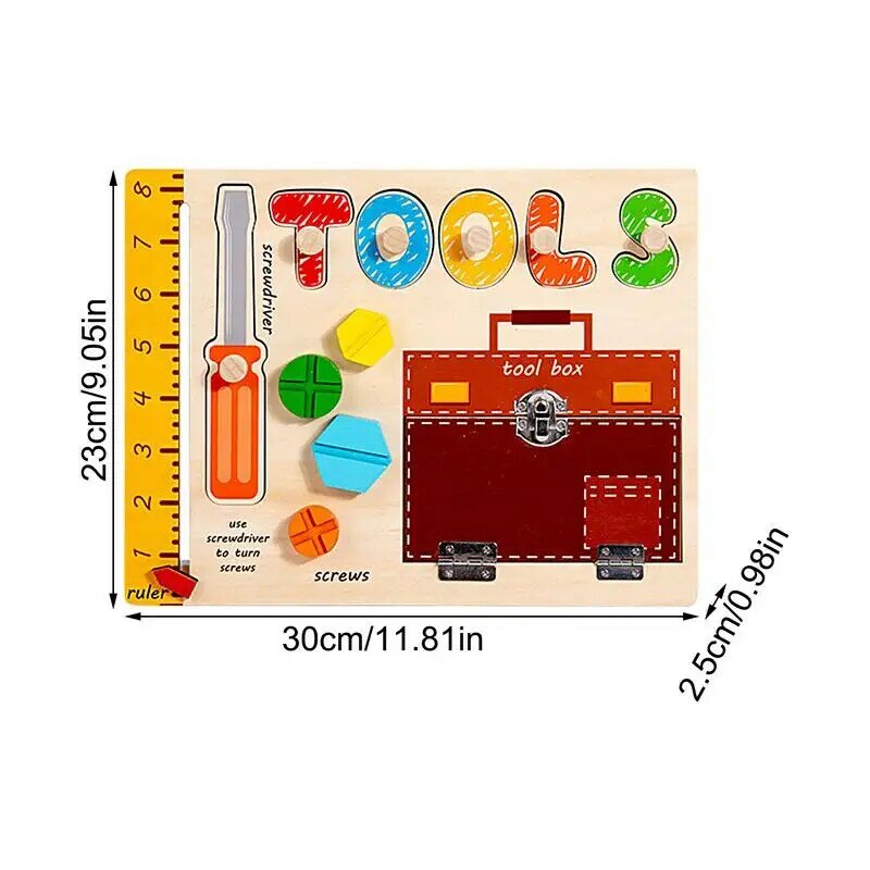 Tavola Montessori Montessori Fidget sensoriale tavole di legno attività di apprendimento prescolare viaggi puzzle a mano apprendimento ed educazione