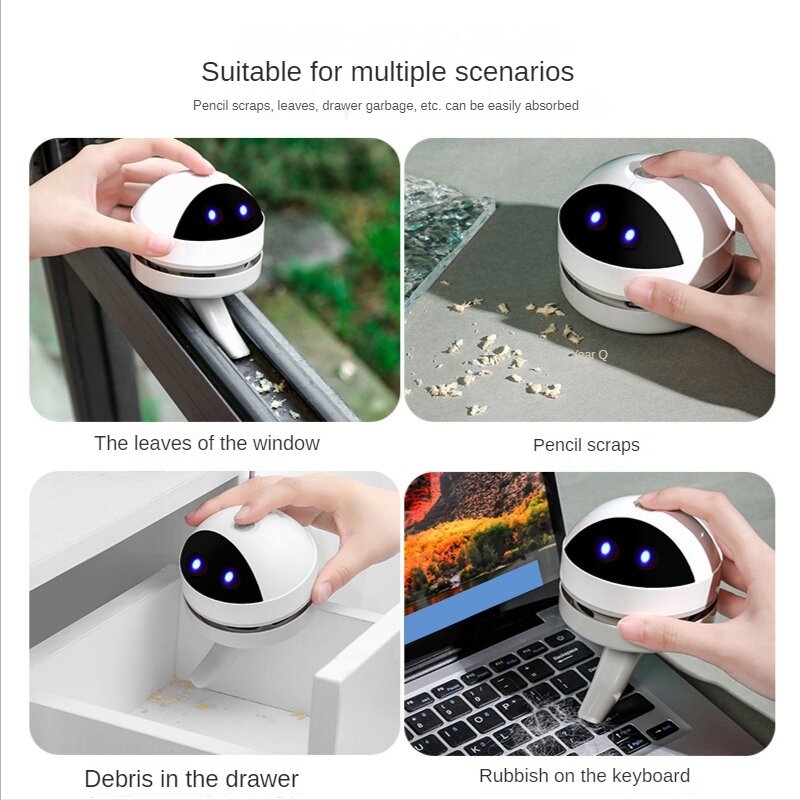 Wielofunkcyjna miniodkurzacz klawiatura na USB zamiatarka stołowa z szczotka do czyszczenia przenośną ręczną maszyną czyszczącą