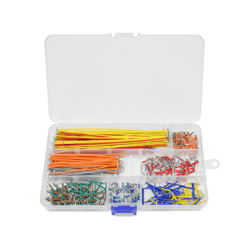 140Pcs 560Pcs 840Pcs Preformed Breadboard Jumper Wire Kit 14 Lengths Assorted for Breadboard Prototyping Circuits