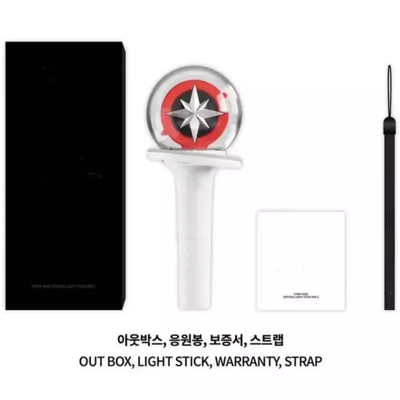 Kpop Lightstick com Bluetooth, Glow Hand Lamp, Party Concert Light Stick, Fans Collection Brinquedos, Presente para Crianças, Ver.2, Novo