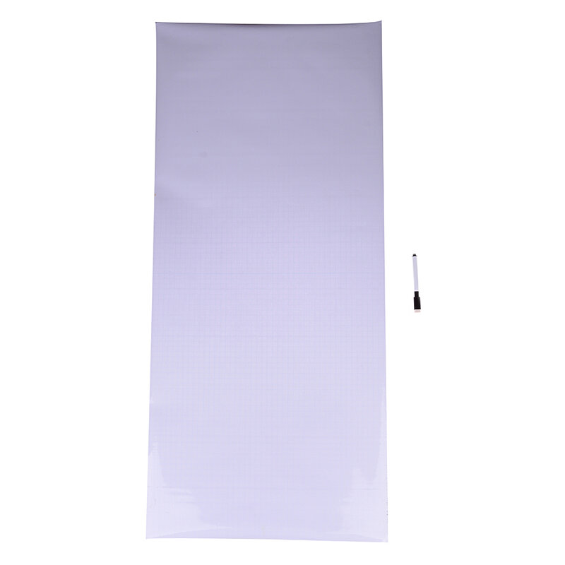 Pegatina de papel de pared de pizarra blanca extraíble, calcomanía de decoración de vinilo de oficina de borrado en seco