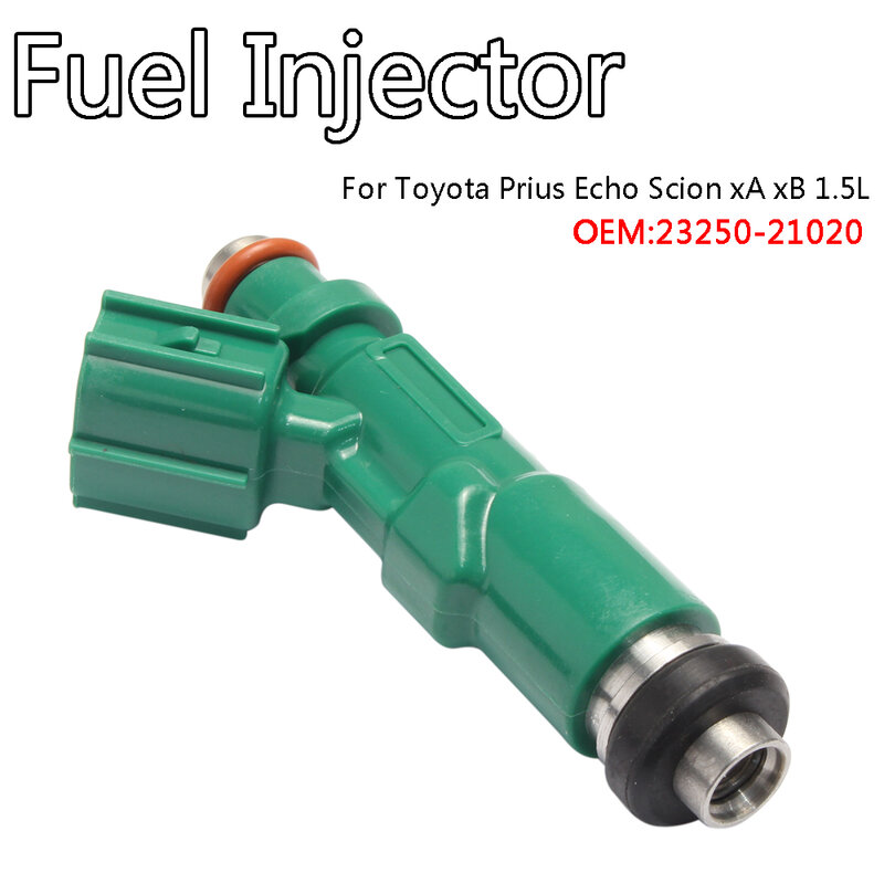 Boquilla de inyector de combustible, 1 piezas, para Toyota Prius Echo, Scion xA xB, 1.5L, 23250-21020