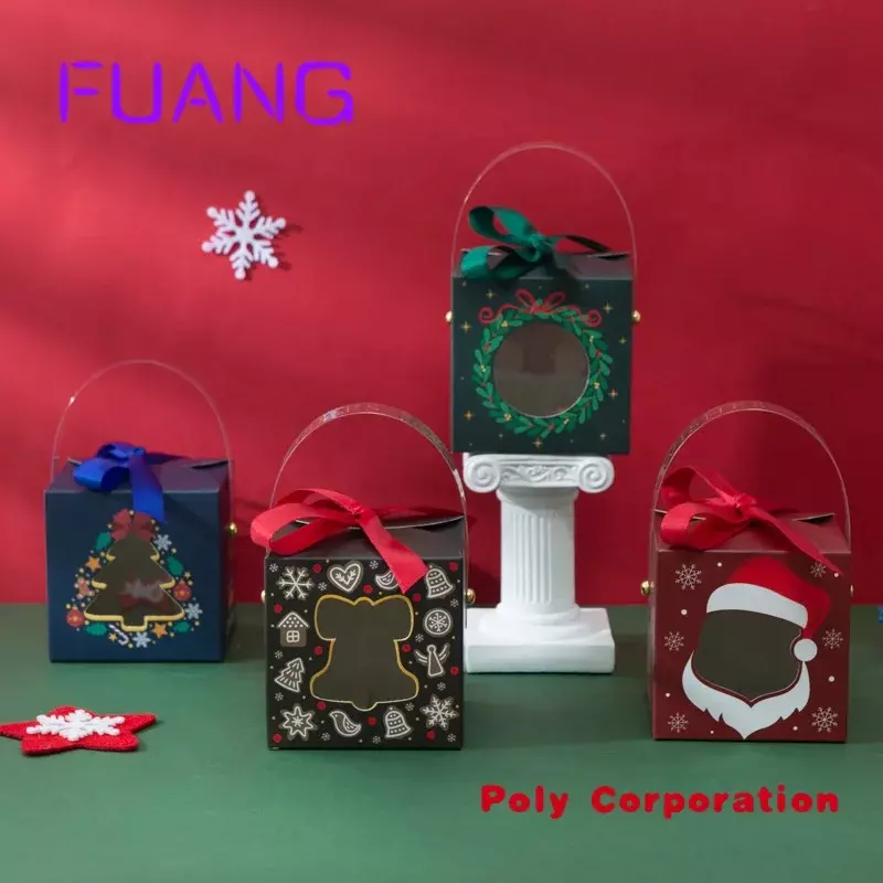 Mini Valise Personnalisée, Emballage de Noël, Boîtes à Bonbons, Cadeau de Voyage, Boîte en Papier avec Décoration pour Petites Entreprises