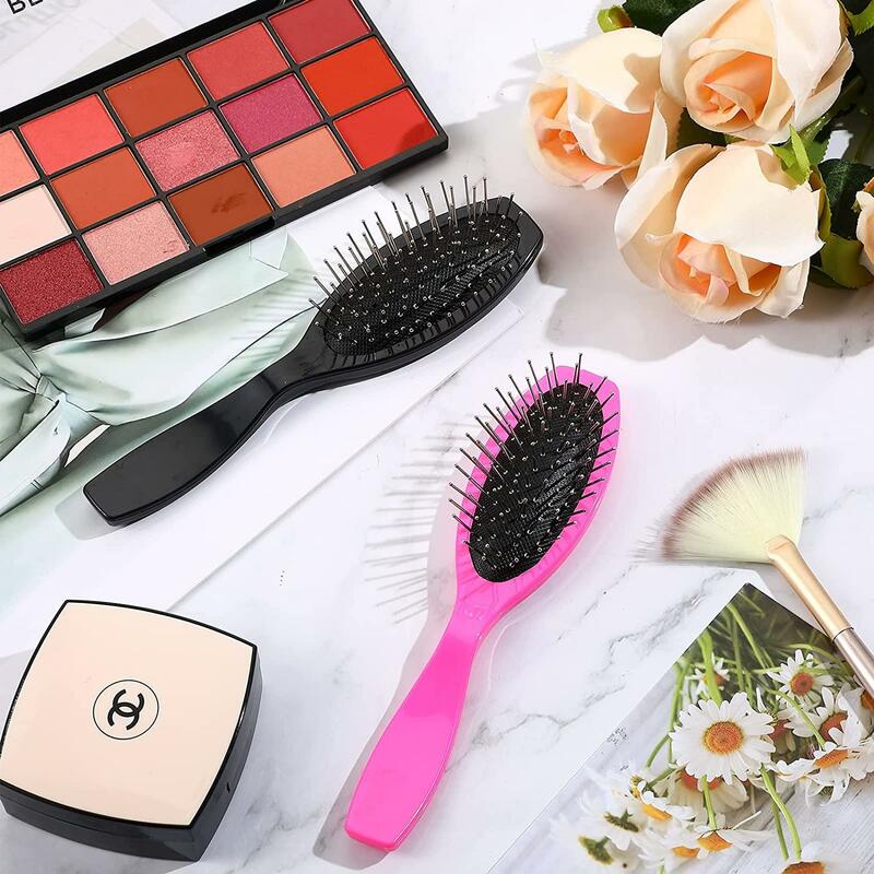 Wig Hair Brush Anti Static Wig Wire Brush Professional Stainless Steel Synthetic Wig Brush Salon Supplies Barber Multi Combs