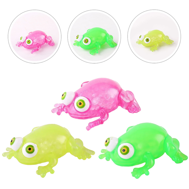 Squeeze Shaped Elastic Pinch Toy, 3 Pcs